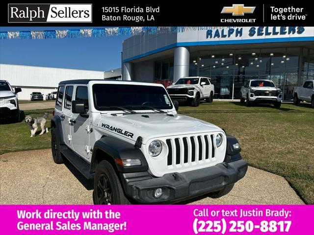 used 2021 Jeep Wrangler Unlimited car, priced at $31,500