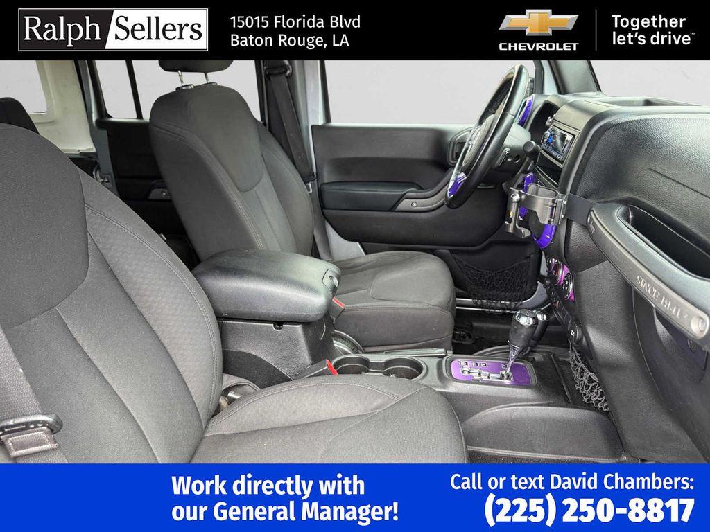 used 2015 Jeep Wrangler Unlimited car, priced at $18,000