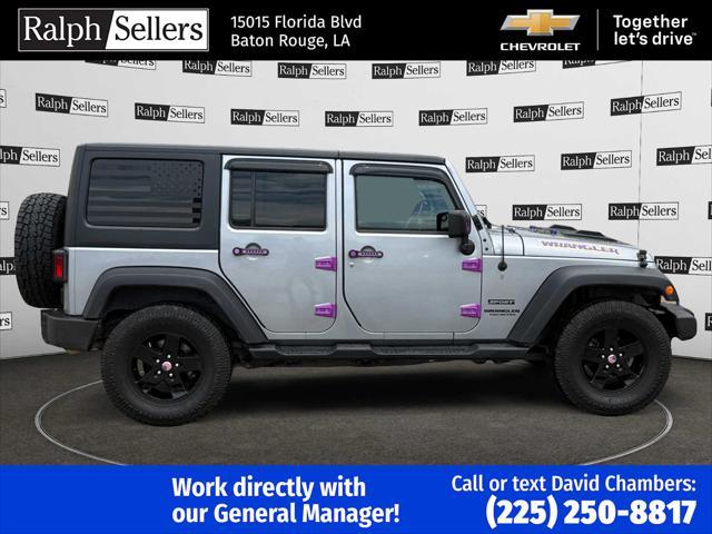 used 2015 Jeep Wrangler Unlimited car, priced at $18,000