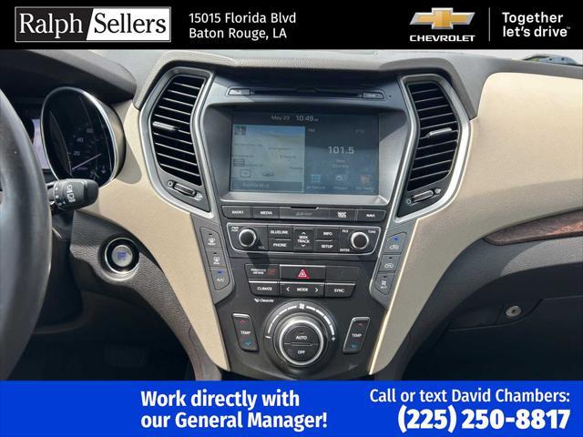 used 2017 Hyundai Santa Fe car, priced at $19,500