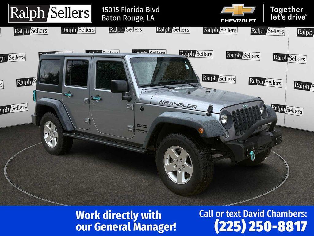 used 2016 Jeep Wrangler Unlimited car, priced at $19,995