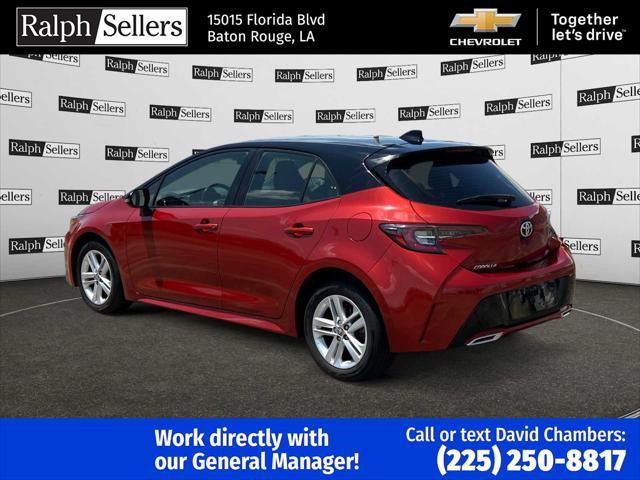 used 2020 Toyota Corolla Hatchback car, priced at $18,000