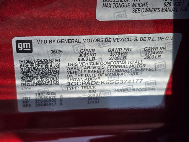 new 2025 Chevrolet Silverado 1500 car, priced at $56,030