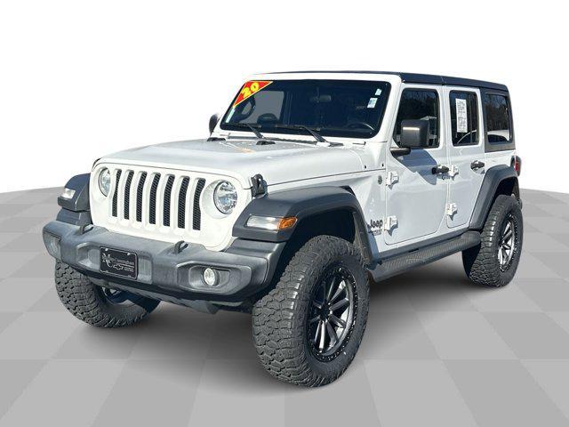 used 2020 Jeep Wrangler Unlimited car, priced at $22,588