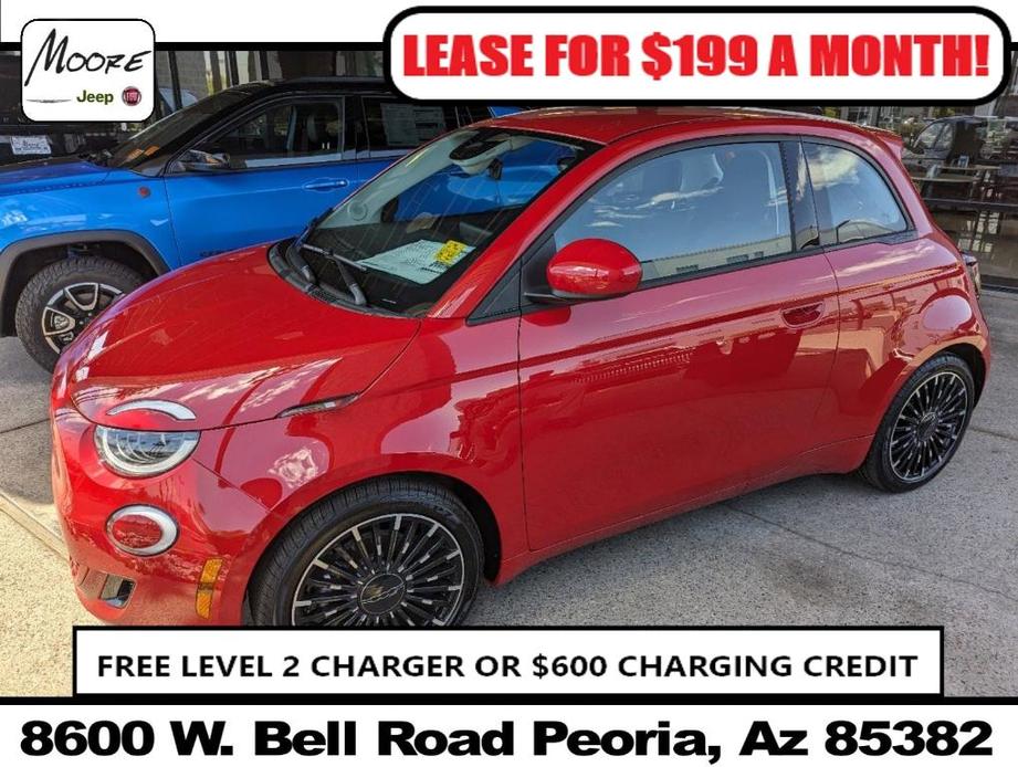 new 2024 FIAT 500e car, priced at $31,495