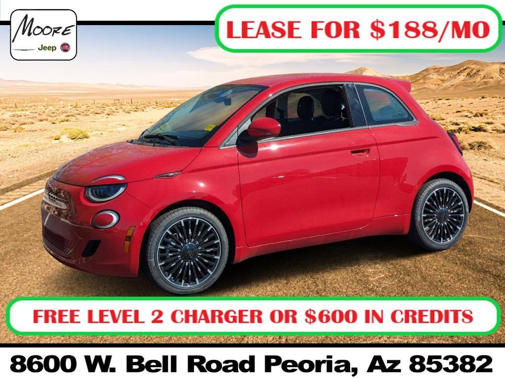 new 2024 FIAT 500e car, priced at $30,995