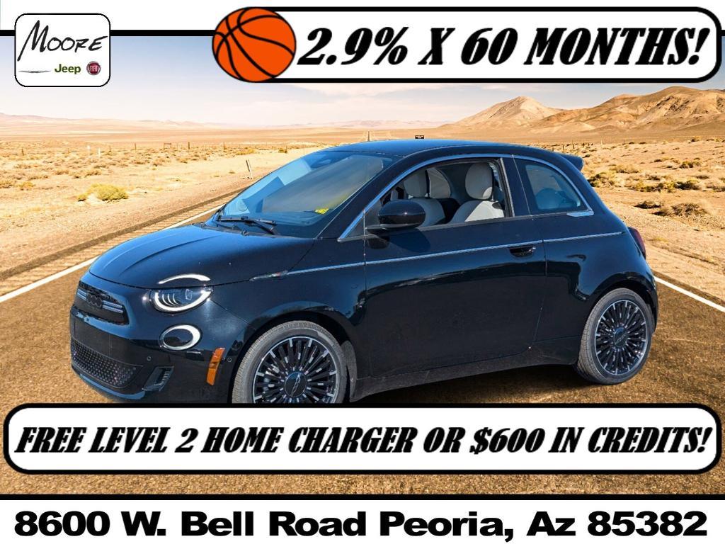 new 2024 FIAT 500e car, priced at $34,495