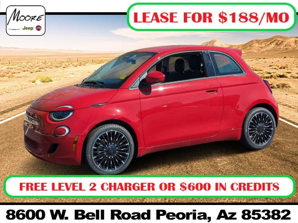 new 2024 FIAT 500e car, priced at $30,995