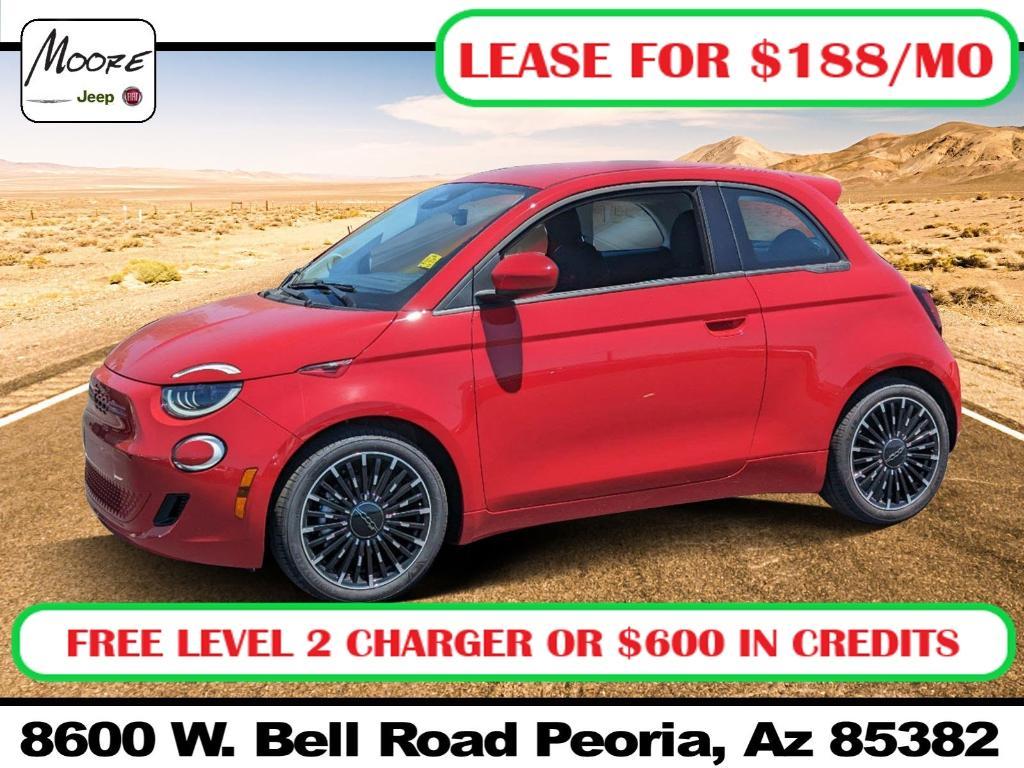 new 2024 FIAT 500e car, priced at $30,995