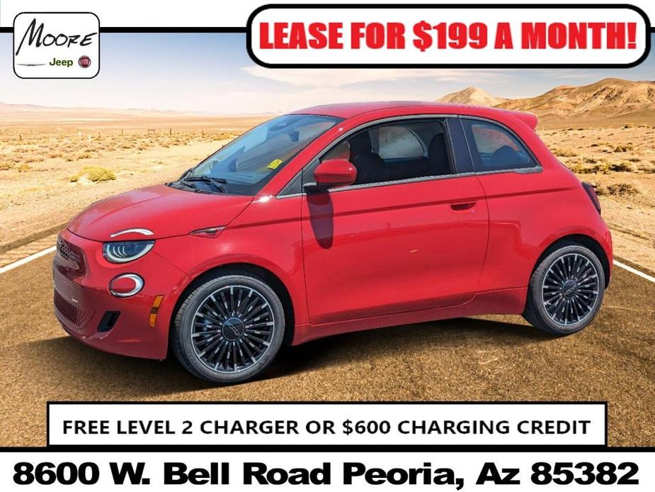 new 2024 FIAT 500e car, priced at $31,995