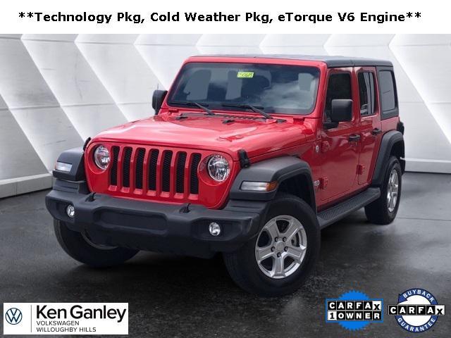 used 2021 Jeep Wrangler Unlimited car, priced at $32,129