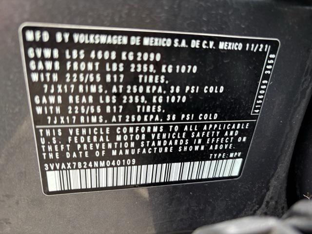 used 2022 Volkswagen Taos car, priced at $18,582