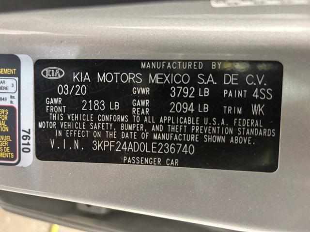used 2020 Kia Forte car, priced at $15,599