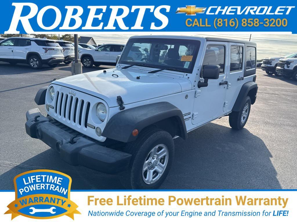 used 2017 Jeep Wrangler Unlimited car, priced at $22,900