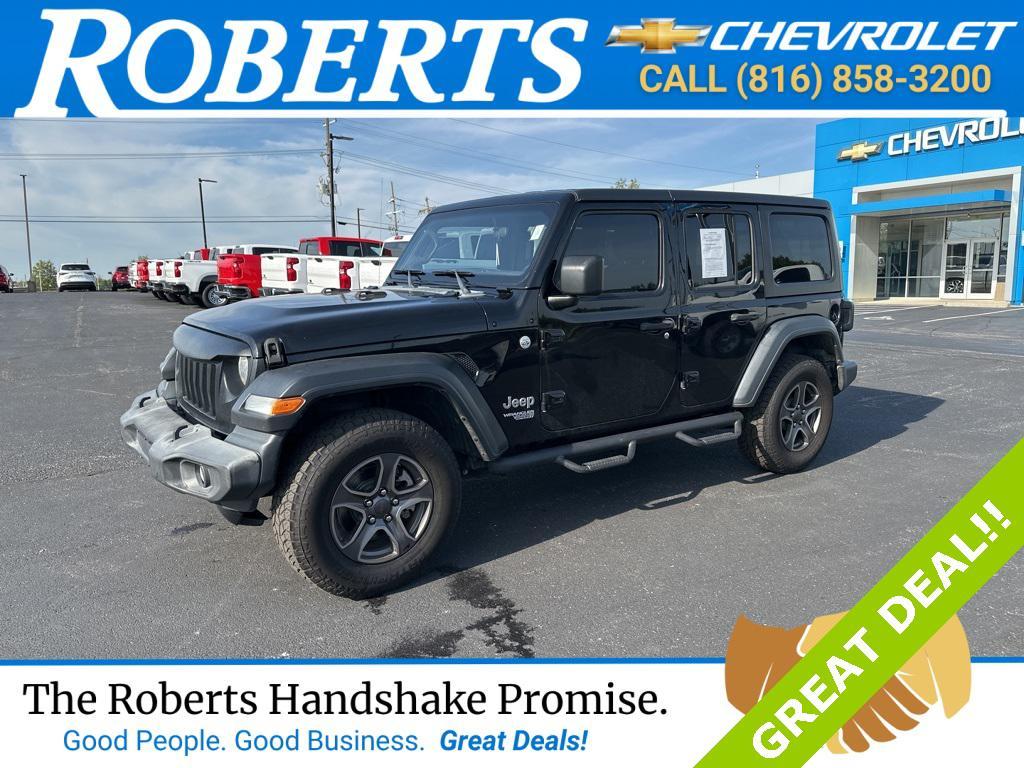 used 2018 Jeep Wrangler Unlimited car, priced at $21,000