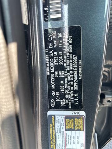 used 2020 Kia Forte car, priced at $17,000