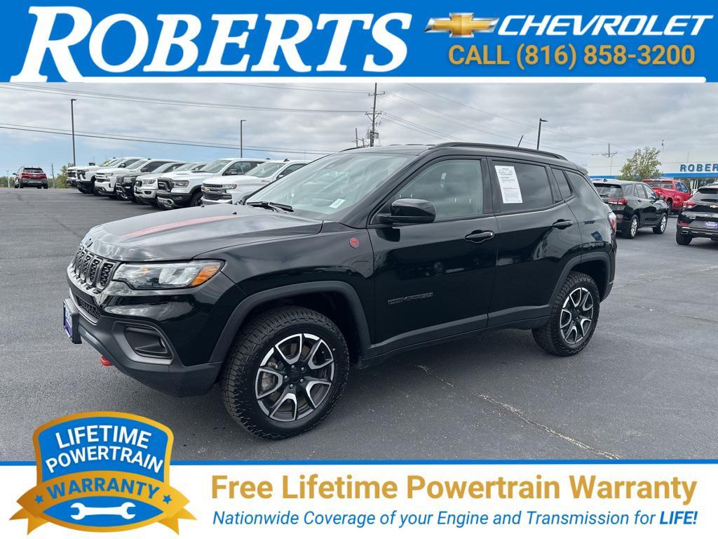 used 2024 Jeep Compass car, priced at $23,499