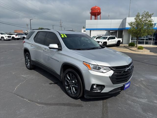 used 2021 Chevrolet Traverse car, priced at $19,500