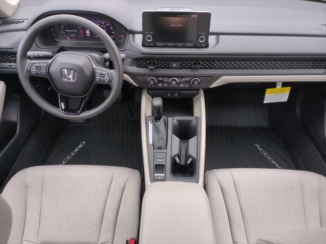 new 2025 Honda Accord car, priced at $29,445