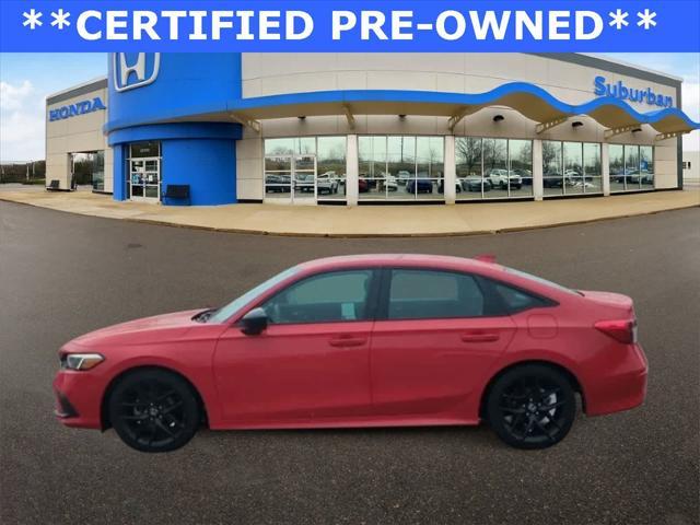 used 2023 Honda Civic car, priced at $24,500
