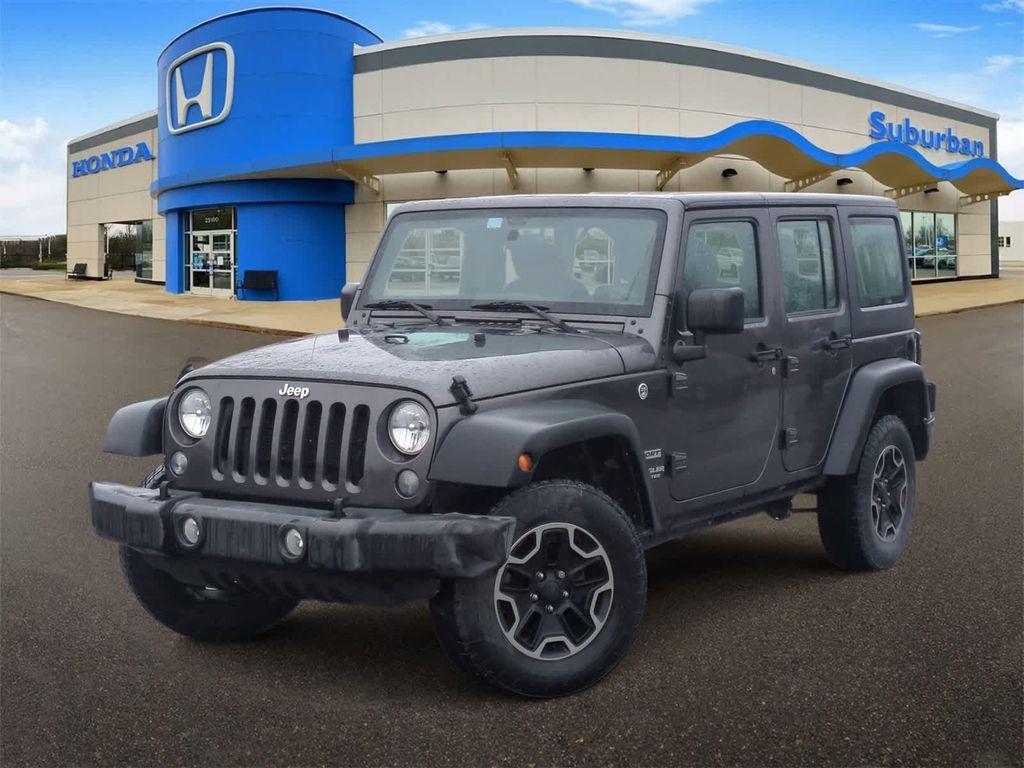 used 2016 Jeep Wrangler Unlimited car, priced at $14,446