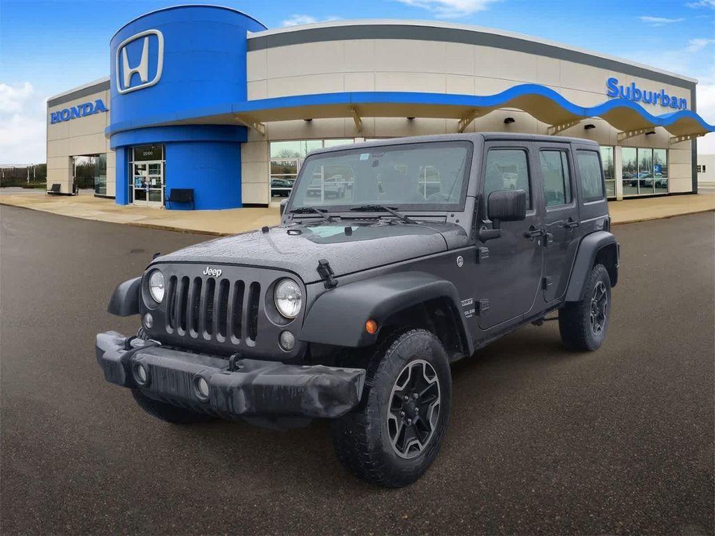 used 2016 Jeep Wrangler Unlimited car, priced at $14,446