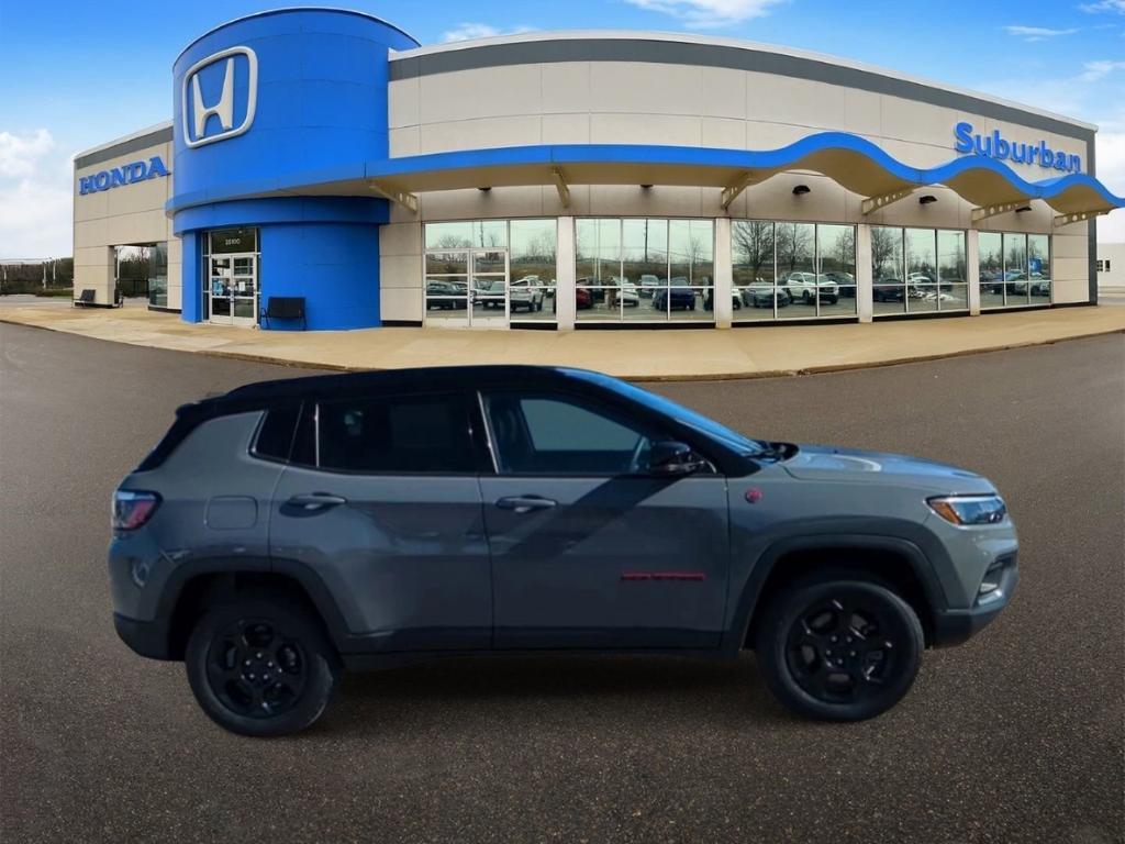used 2023 Jeep Compass car, priced at $25,000