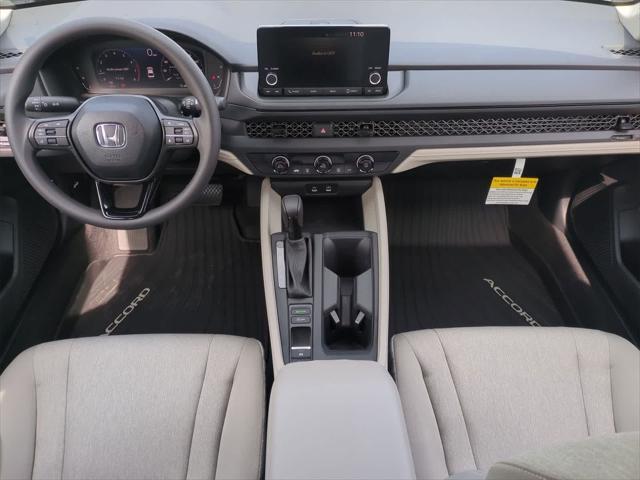 new 2025 Honda Accord car, priced at $29,445