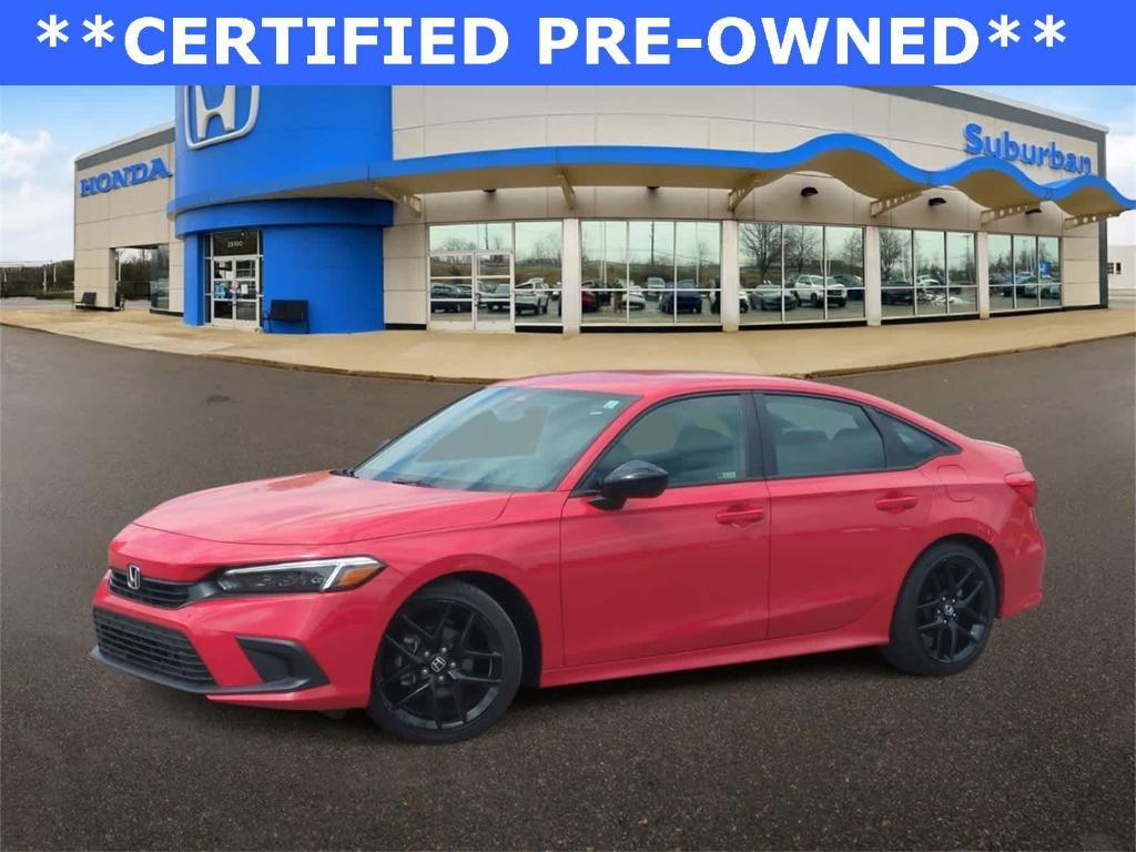 used 2022 Honda Civic car, priced at $23,500