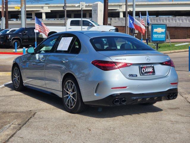 used 2024 Mercedes-Benz AMG C 43 car, priced at $57,444