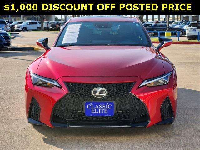 used 2023 Lexus IS 350 car, priced at $43,993