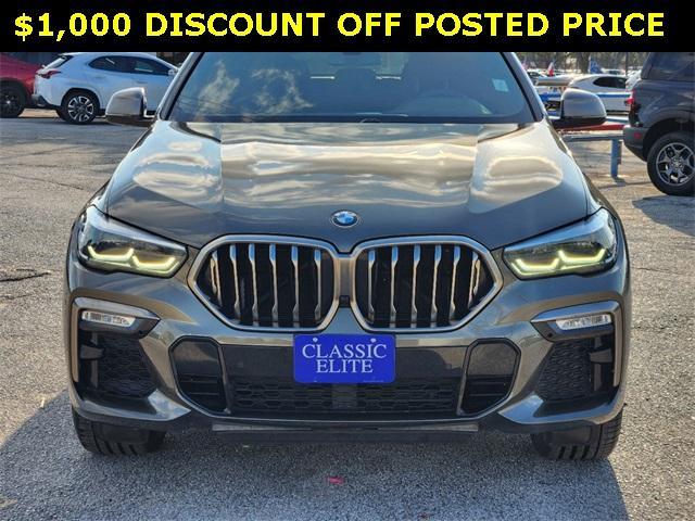 used 2020 BMW X6 car, priced at $45,493