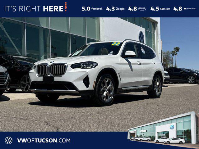 used 2022 BMW X3 car, priced at $34,372