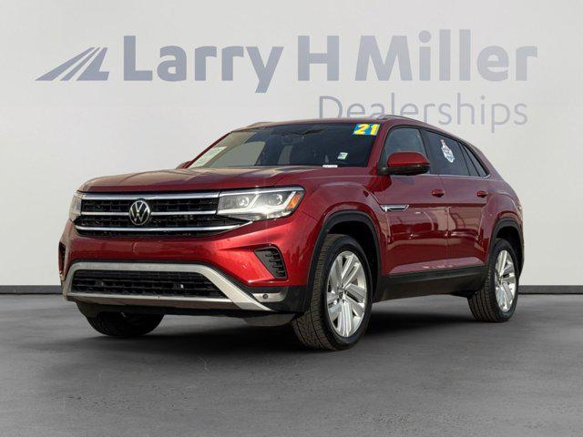 used 2021 Volkswagen Atlas Cross Sport car, priced at $21,500