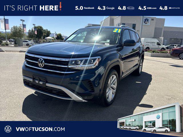 used 2021 Volkswagen Atlas car, priced at $27,999