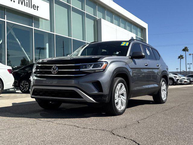 used 2021 Volkswagen Atlas car, priced at $21,169