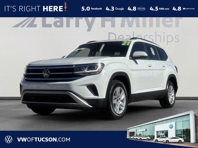 used 2021 Volkswagen Atlas car, priced at $15,795