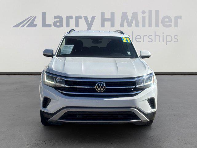 used 2021 Volkswagen Atlas car, priced at $15,596