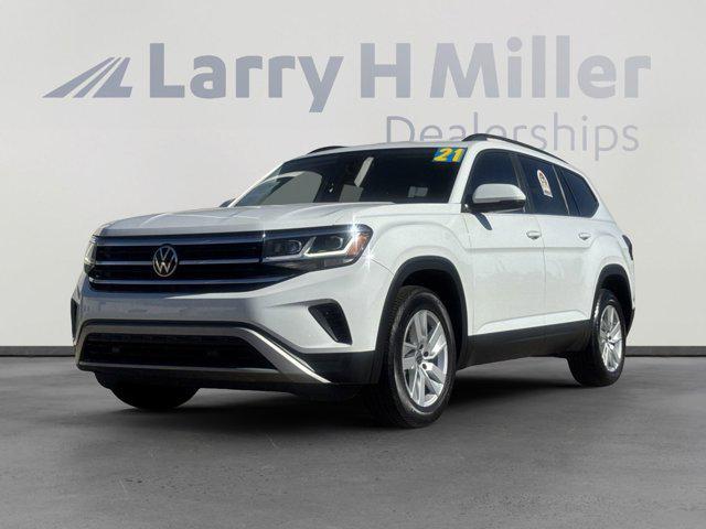 used 2021 Volkswagen Atlas car, priced at $14,896