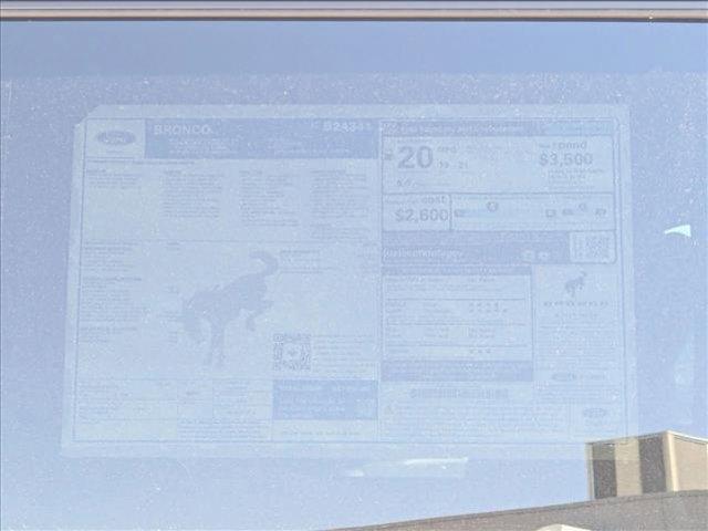 new 2025 Ford Bronco car, priced at $51,832