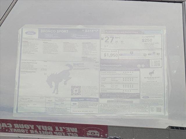 new 2025 Ford Bronco Sport car, priced at $29,777