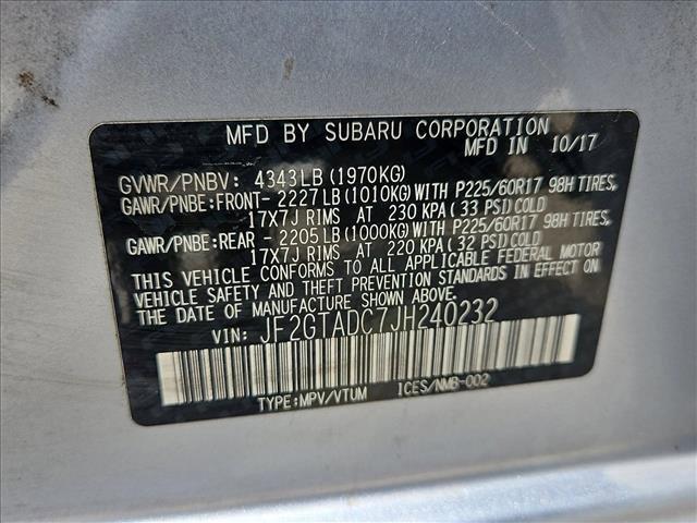 used 2018 Subaru Crosstrek car, priced at $19,995