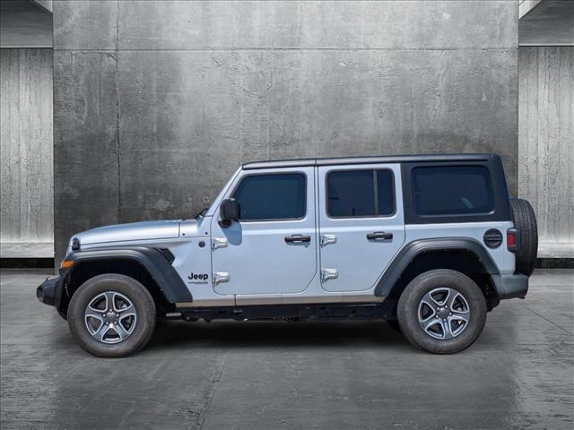 used 2022 Jeep Wrangler Unlimited car, priced at $33,998
