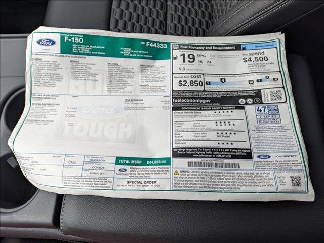 new 2024 Ford F-150 car, priced at $76,990