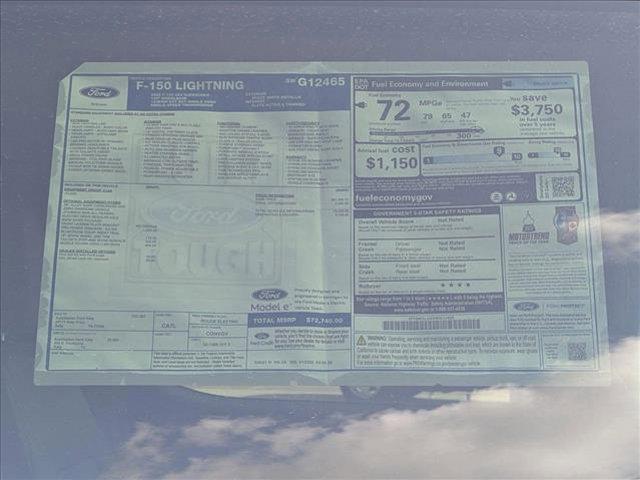 new 2025 Ford F-150 Lightning car, priced at $66,995