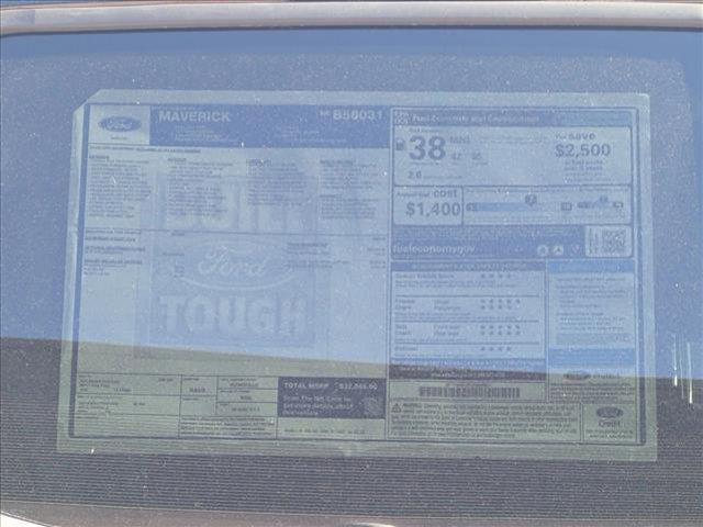 new 2025 Ford Maverick car, priced at $32,027