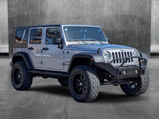 used 2015 Jeep Wrangler Unlimited car, priced at $18,998