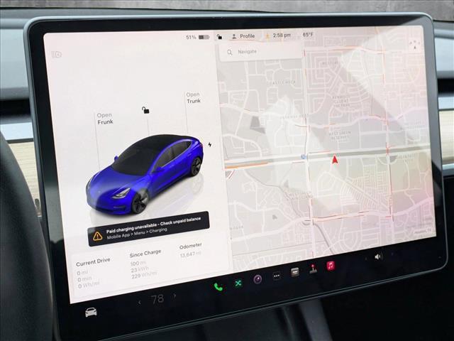 used 2023 Tesla Model 3 car, priced at $27,495