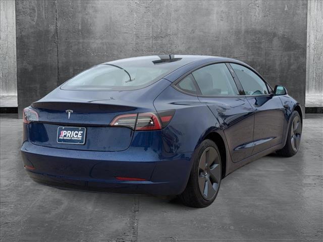 used 2023 Tesla Model 3 car, priced at $27,495