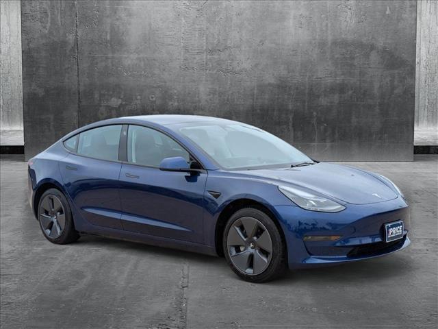 used 2023 Tesla Model 3 car, priced at $27,495